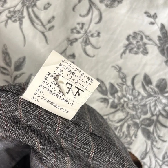 Men's Slim Straight Gray Streetwear Pants - Picture 15 of 15